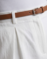 Coastal Linen Shorts With Belt